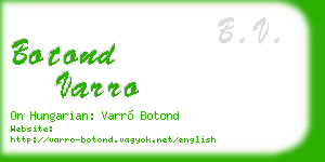botond varro business card