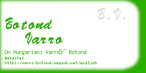 botond varro business card